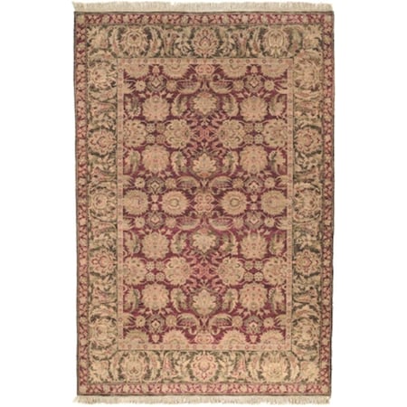 Safavieh Old World 9 ft. x 12 ft. Hand Knotted Large Rectangle Rug - Burgundy-Green OW115A-9